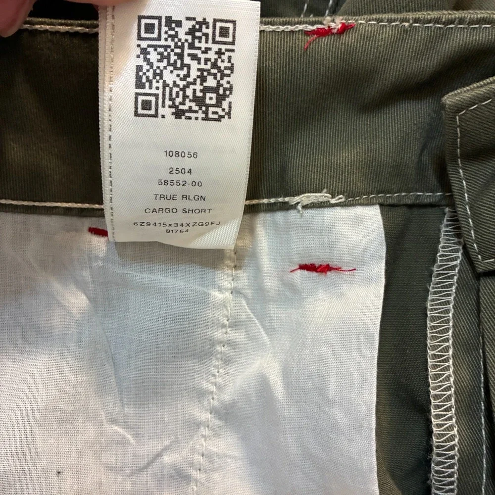 True Religion Cargo Shorts Mens Size 32 (Fits 34) 11